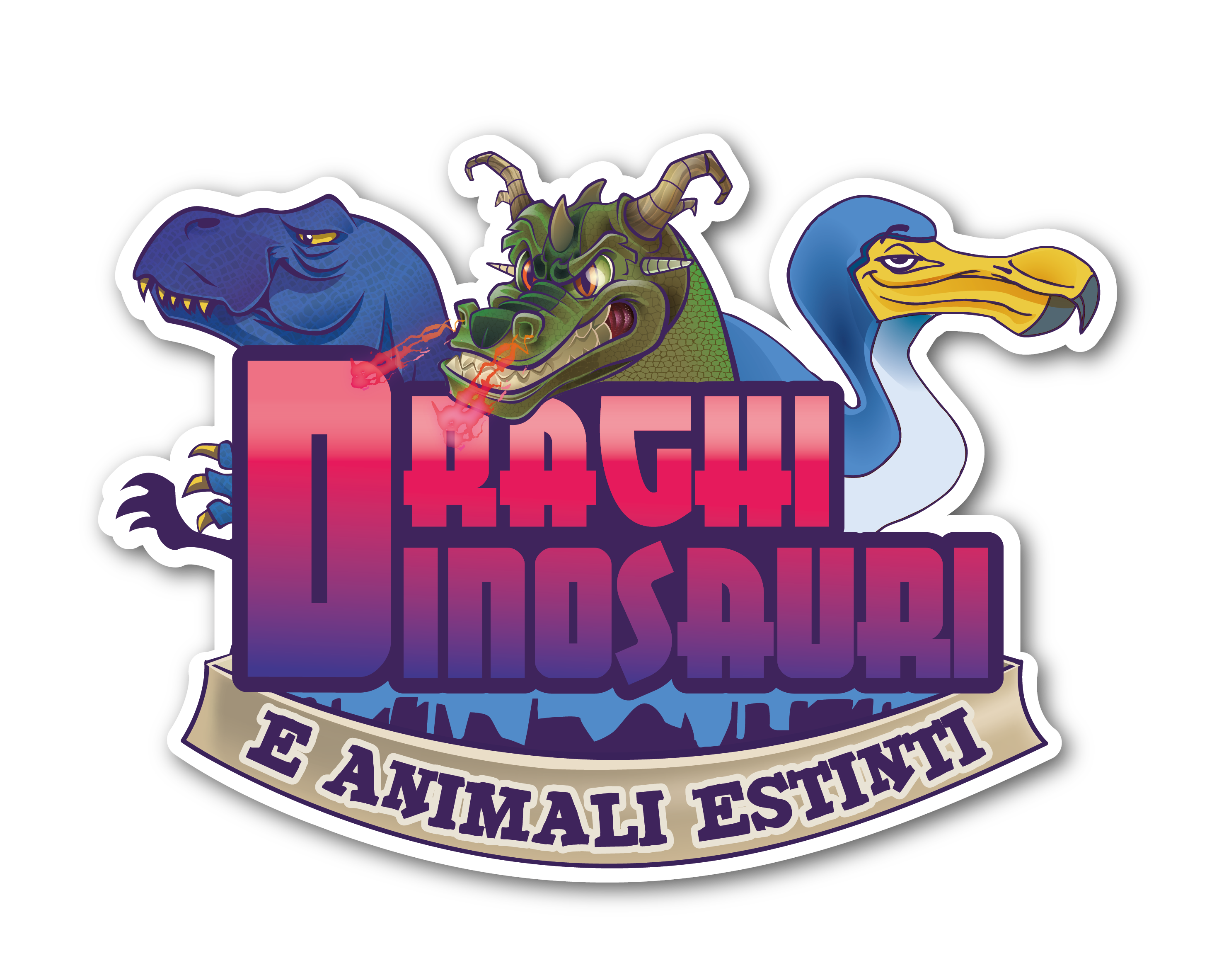 Logo nuovo percorso Draghi e Dinosauri