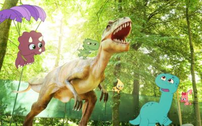 Dinosauri e DinoCuccioli: il nuovo percorso accessibile al Parco degli Alberi Parlanti di Treviso